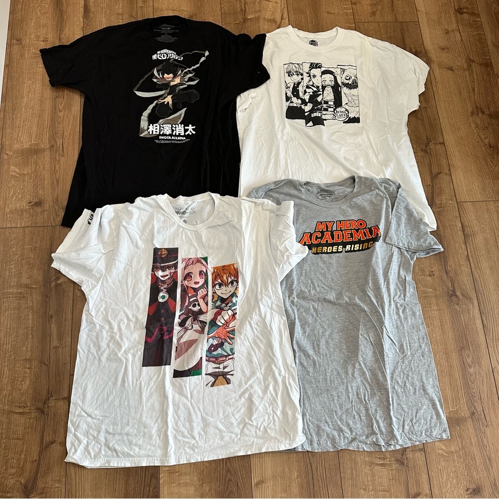 Anime Graphic T-Shirts Set